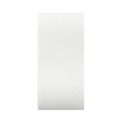 Fototapeta premium Blank vertical white paper slip mockup