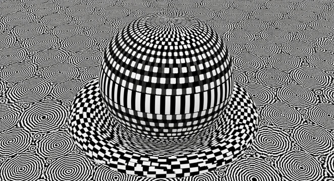 microphone on black background