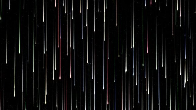 Abstract Digital Rain Matrix Code Flow Background.