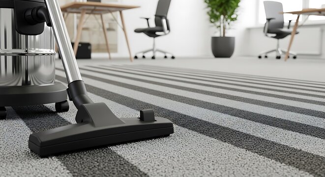 Professional janitorial cleaner service for commercial facility maintenance, ensuring indoor sanitation and hygiene with specialized equipment for a spotless clean