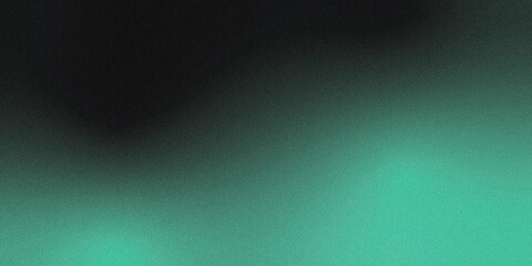 Obraz premium LightSeaGreen and black luminous ribbons flowing upward from a deep shadowed base across a subtle grainy textured background with soft glowing accents, modern abstract banner design
