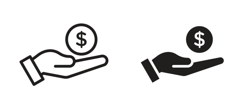 Profit icon vector design template and illustration EPS10.