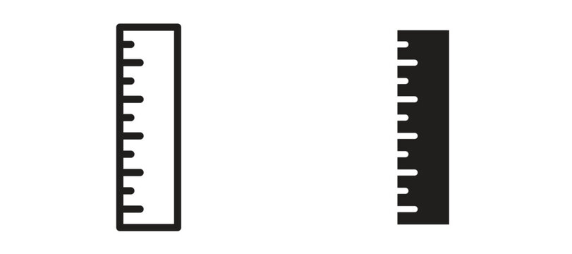 Ruler icon vector design template and illustration EPS10.