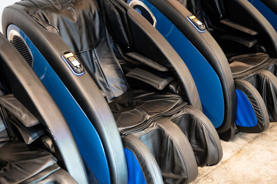 Massage chairs at the airport