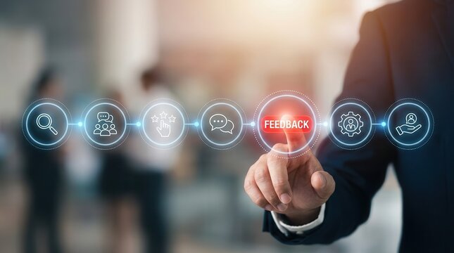 Receiving feedback from team and customers is crucial for continuous improvement and enhancing work efficiency.