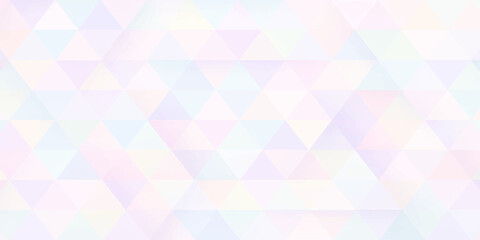 Fototapeta premium A light and airy digital backdrop of pastel triangles, suitable for a variety of purposes.