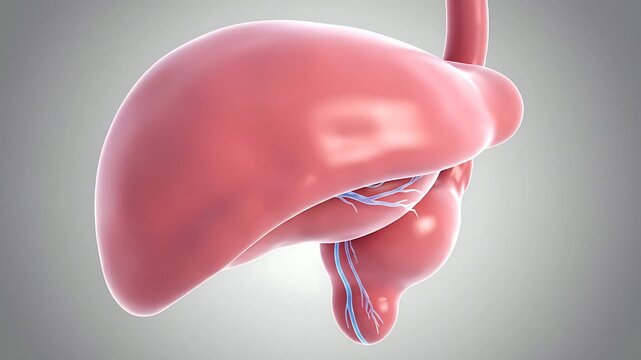 Human Liver Organ Anatomy Medical.