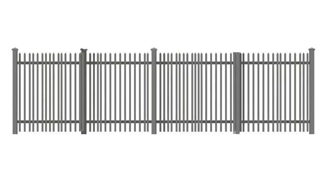 Metal Fence Gate Section.