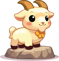Fototapeta premium Goat Cute Illustration