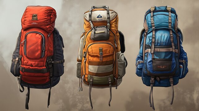 Backpacks and jackets by backdoor
