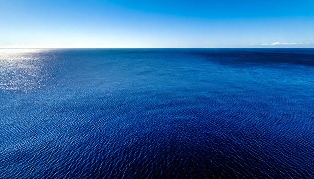 Tiny glass ripple on bottom edge with vast indigo space