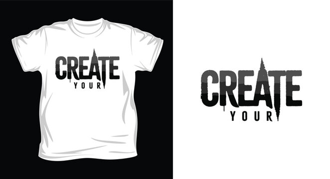 Create your own t shirt with custom text