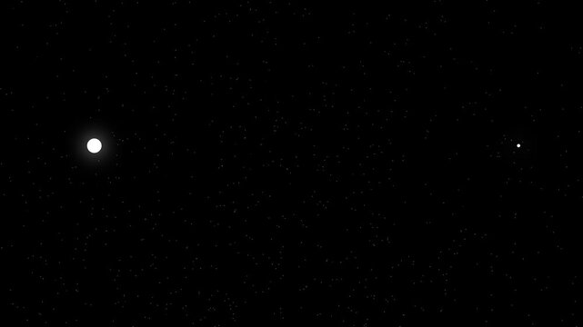 Distance between the Earth and the Moon