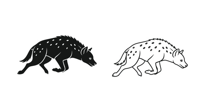 Aardvark vs Anteater: Spot Pattern Comparison Vector
