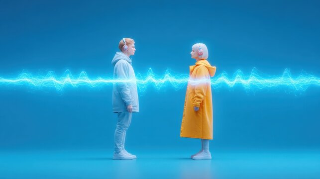 Anxious avoidant couple dynamic with emotional distance and tension