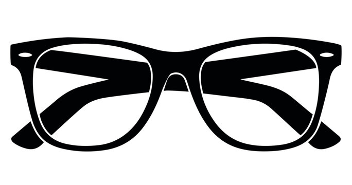 Print Specs spectacles Black and White Stock Photos & Images