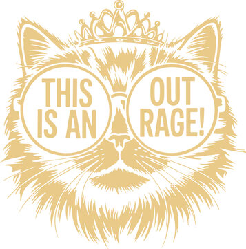 Dungeon Crawler Carl Png SVG, This Is An Outrage Princess Donut And Mongo Design svg, Fantasy Book Reader Png SVG