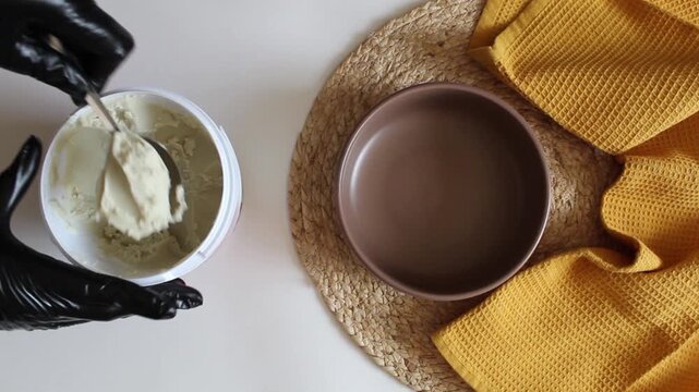 Raw Shea Butter Softening and Melting Scene