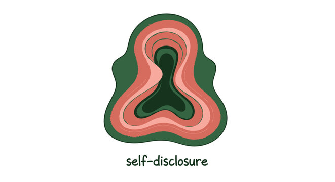 Psychology, mental health, self awareness, abstract vector icon