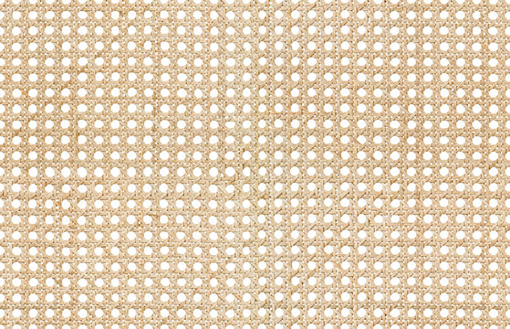 Seamless rattan texture with a transparent background. The texture can be applied in different projects like crafts and interior design