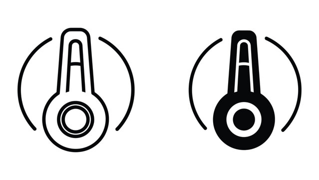 Comparison of two different types of headphone jack connectors shown in black and white