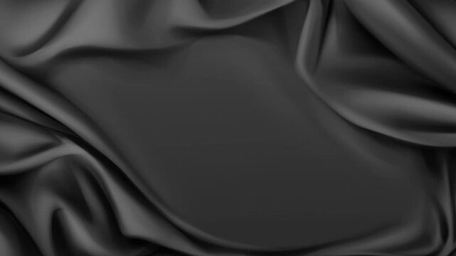 Black fabric waving background luxury Color Pastel Colored Blank and Empty Waving And Animated Cloth Flag Loopable Stock Video Suitable for Displacement Map Use and All Kind of Flag Needs