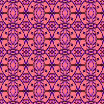 Set of seamless abstract geometric patterns featuring intricate symmetrical designs with repeating circular and ornamental motifs.