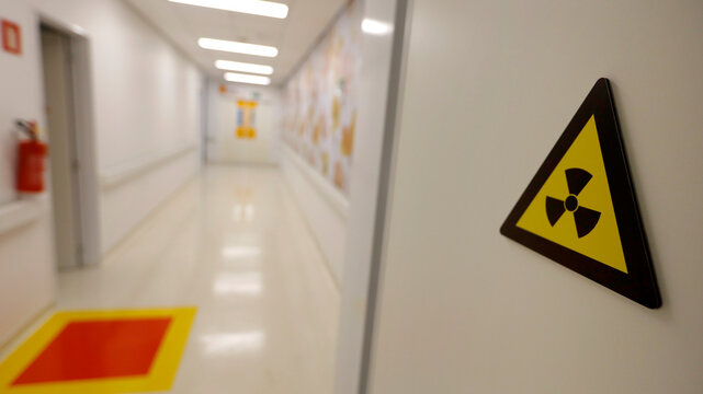 vitoria da conquista, bahia, brazil - november 28, 2025: view of a radiotherapy room in a public hospital in Bahia.