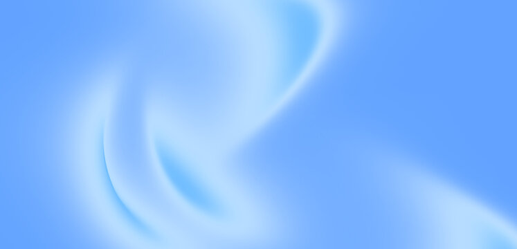 An abstract background featuring soft and smooth gradient waves in shades of bright sky blue color