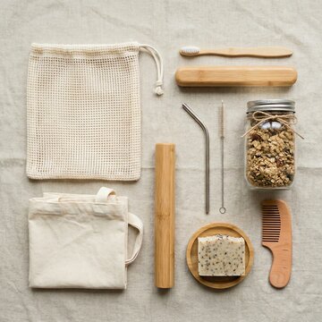 Zero Waste Sustainable Lifestyle Kit with Eco Friendly Products