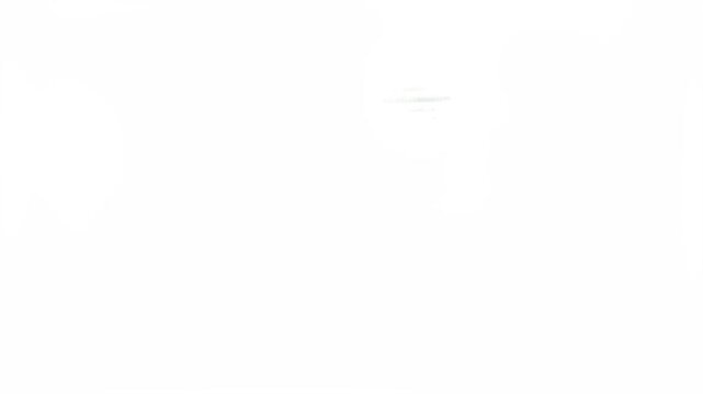 Minimalist Yellow Apps Icon Animation Modern Digital Interface Loading Screen on a white background. Perfect for technology interfaces, loading screens, or digital product introductions