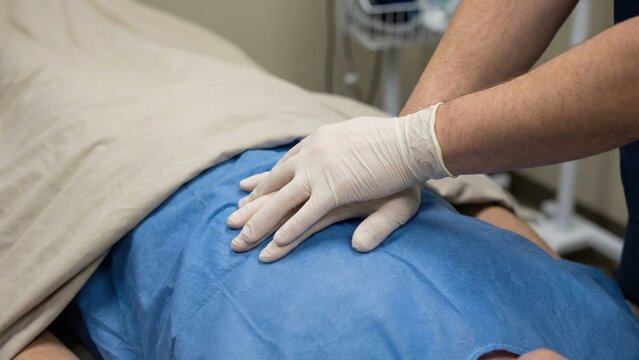Professional Hand Placement Techniques for Spinal Decompression Therapy and Patient Comfort
