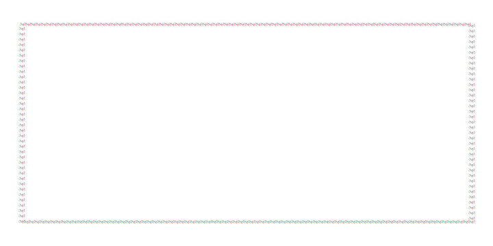 Simple Gray Dotted Frame Graphic Overlay. A clean, minimalist rectangle border composed of thin gray dashed lines on a white background.