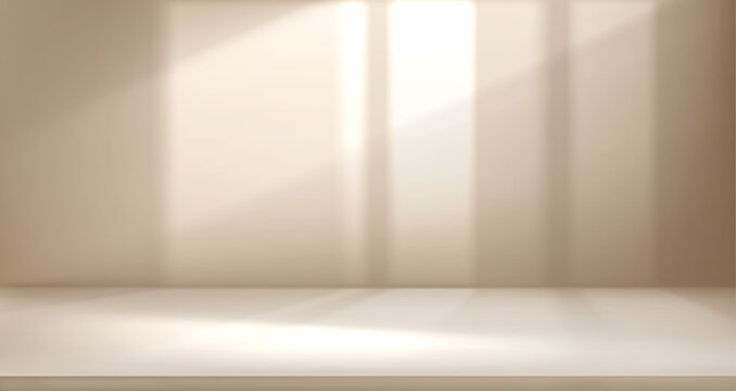 Minimal blue limbo background with smooth wall and floor gradient. Clean empty scene with soft lighting and modern abstract backdrop