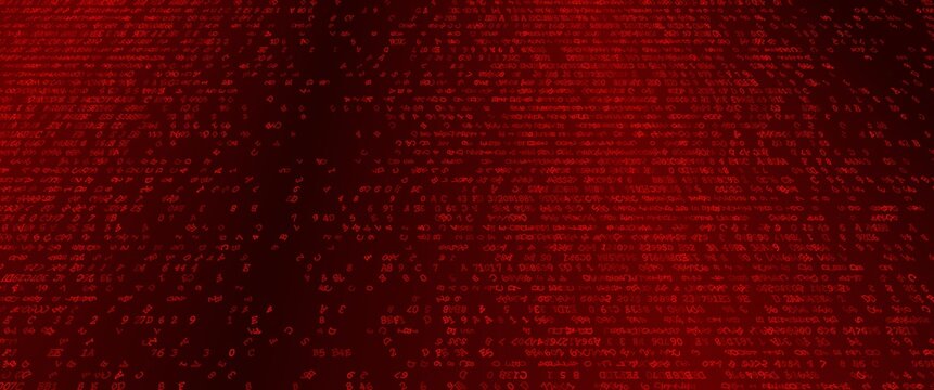 Digital Entropy - A Fragmented Horizontal Array of Binary Logic and Scattered Data Packets. Perspective.