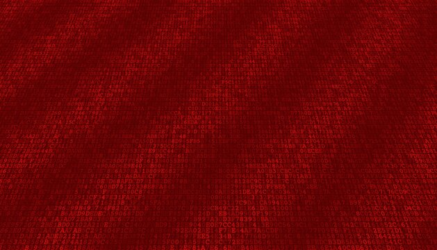 Digital Pulse of the Network - Abstract Binary Stream and Cybersecurity Data Flow
