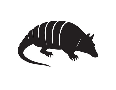 PSilhueta de animais brasileiros - Tatu