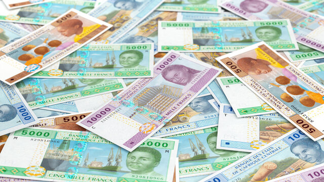 Central African States CFA franc banknotes