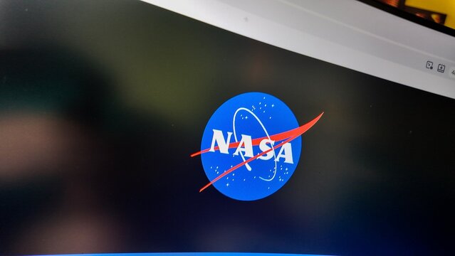 a computer screen with NASA website 
