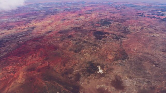 Top aerial view of the Libyan Desert. Egypt