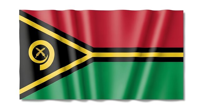 The national flag of vanuatu a vibrant symbol of pacific island nation