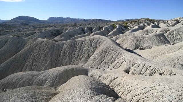 Desert Terrain with Rocky Formations &ndash; Wild West Style - Climate Change and Global Warming Concept