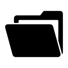 Download folder icon file management system document archive storage information data directory open file © Suriya