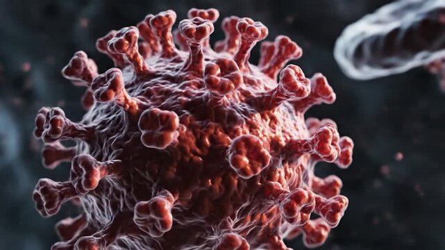 Single Object: Realistic 3D Medical Animation of Coronavirus COVID-19 Cells