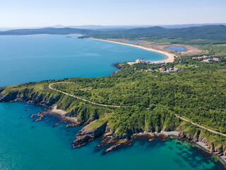 Fototapeta premium Black Sea coast near Smokinya Beach, Bulgaria