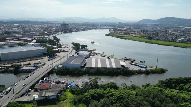 Imagens Aereas de Itajai Santa Cataina 