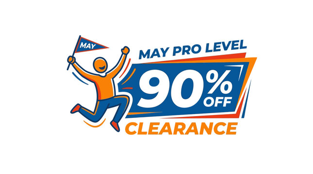 May Pro Level Clearance Sale with 90% Off