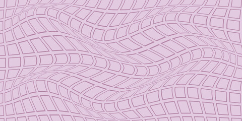 simple mauve outline square wave pattern for banner poster background. © kowsar