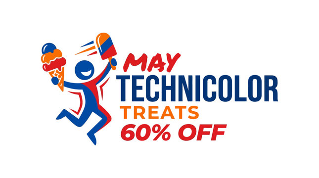 May Technicolor Treats Ice Cream Promotion