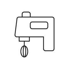 Kitchen Hand Mixer Icon,Kitchen Appliance Hand Mixer Icon,Portable Hand Mixer Tool Icon..eps © Sejal